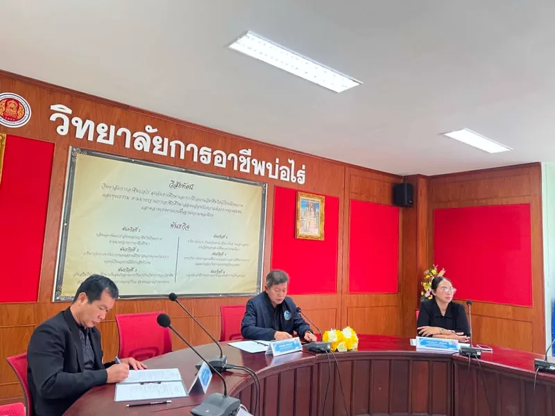 เข้ารับการประเมินศูนย์บ่มเพาะผู้ประกอบการอาชีวศึกษา ระดับสถานศึกษา ประจำปีการศึกษา 2568